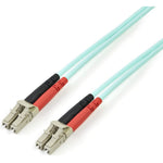 StarTech.com 3m (10ft) LC/UPC to LC/UPC OM3 Multimode Fiber Optic Cable, Full Duplex 50/125 Zipcord, 100G, LSZH Fiber Jumper Cord - Soundz Store AUSTRALIA