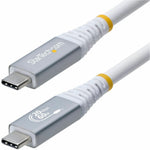 StarTech.com 3m (10ft) USB4 Cable, 20Gbps, USB-IF Certified USB-C Cable, 60W, 4K120Hz DP 1.4, TPE Jacket, White USB-C Cord - Soundz Store AUSTRALIA