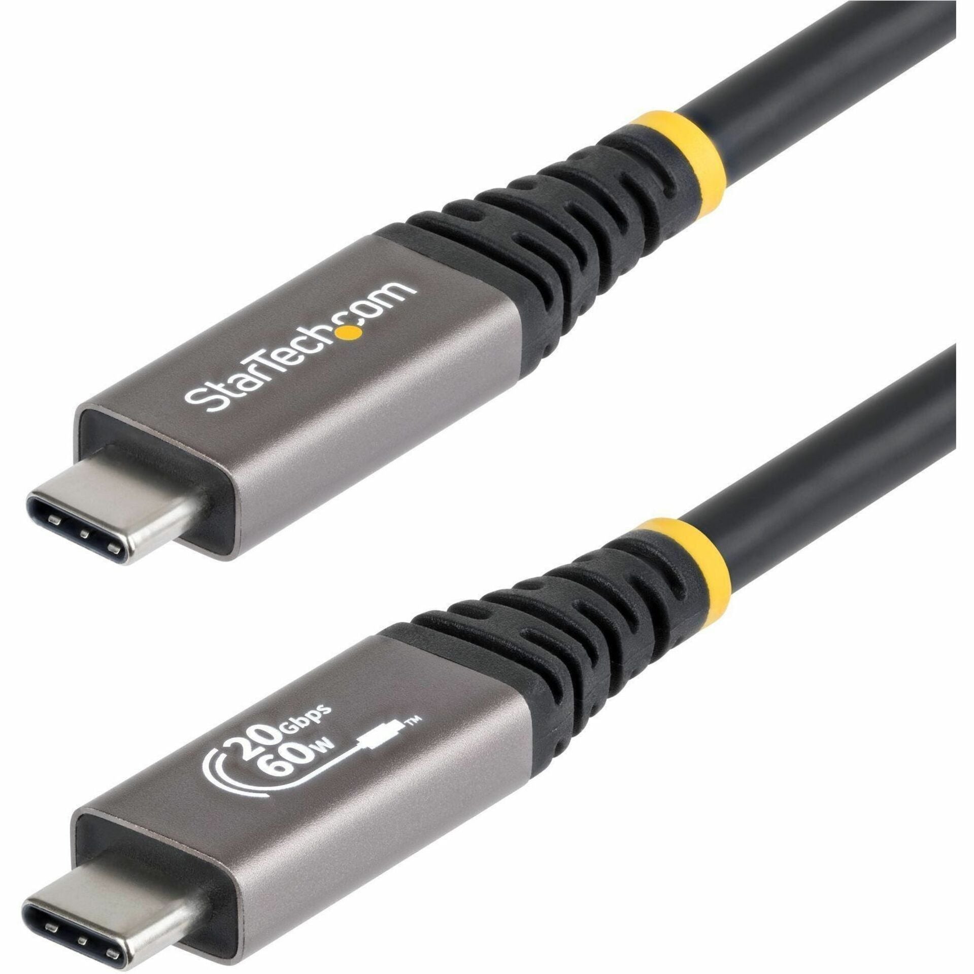 StarTech.com 3m (10ft) USB4 Cable, 20Gbps, USB-IF Certified USB-C Cable, 60W, 4K120Hz DP 2.1, TPE Jacket, Black USB-C Cord - Soundz Store AUSTRALIA