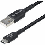 StarTech.com 3m (9.8ft) USB-A to USB-C Charging Cable, Charge & Sync, 3A, USB 2.0, TPE Jacket - Black USB Charging Cord - Soundz Store AUSTRALIA