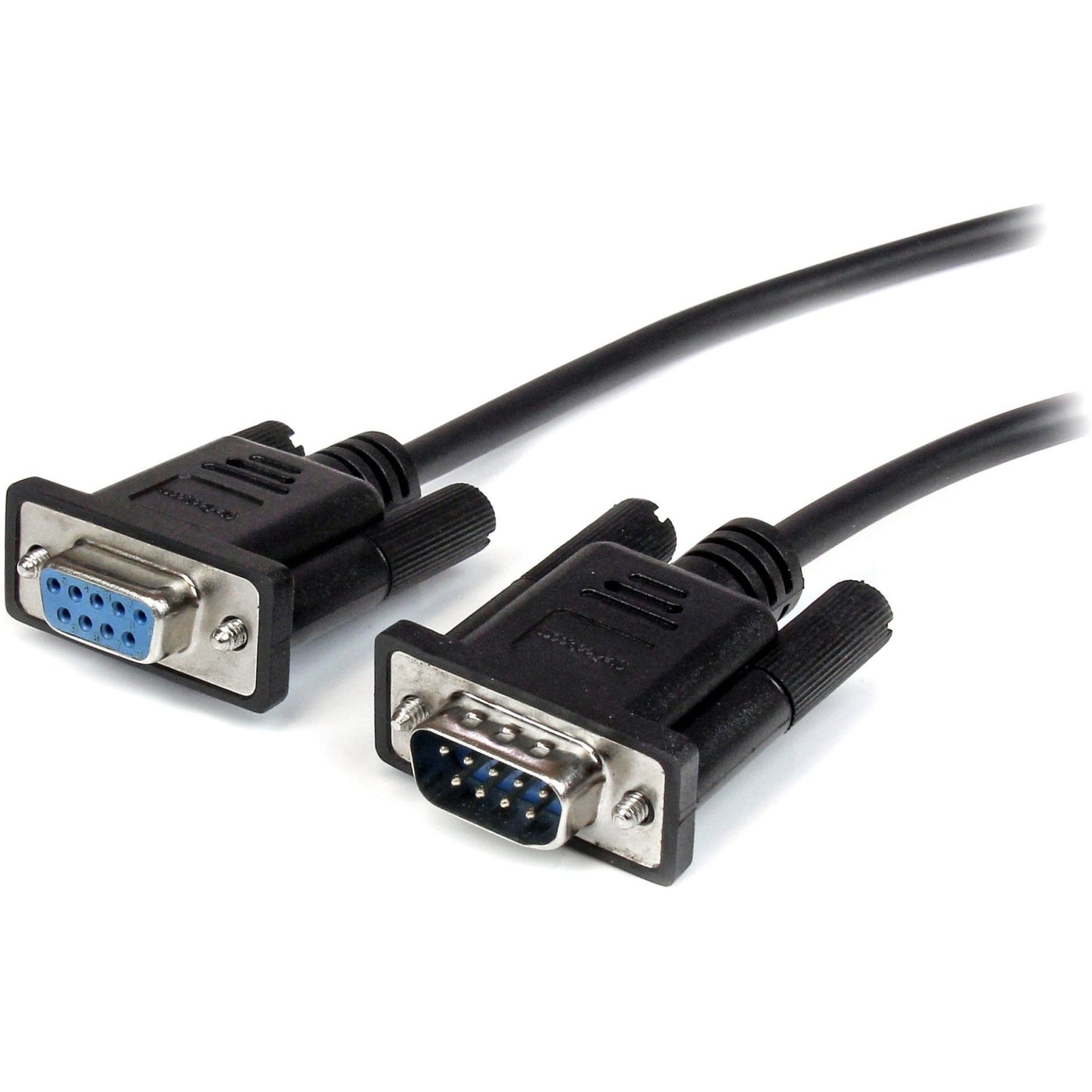 StarTech.com 3m Black Straight Through DB9 RS232 Serial Cable - M/F - Soundz Store AUSTRALIA