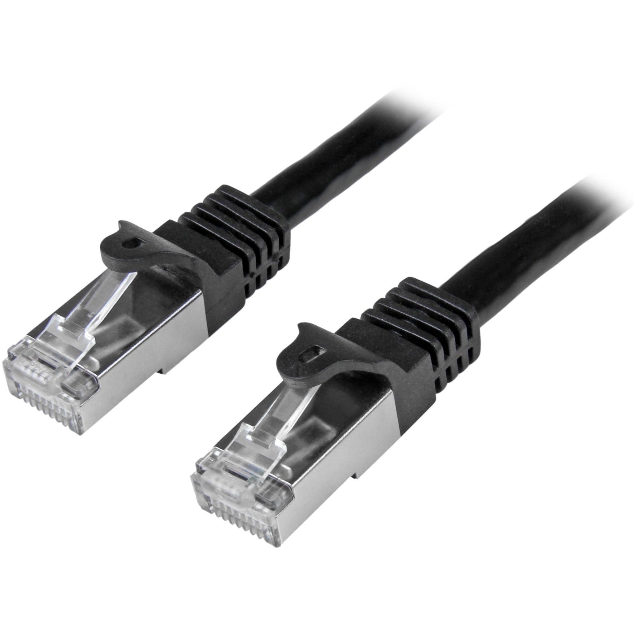 StarTech.com 3m Cat6 Patch Cable - Shielded (SFTP) Snagless Gigabit Network Patch Cable - Black - Soundz Store AUSTRALIA