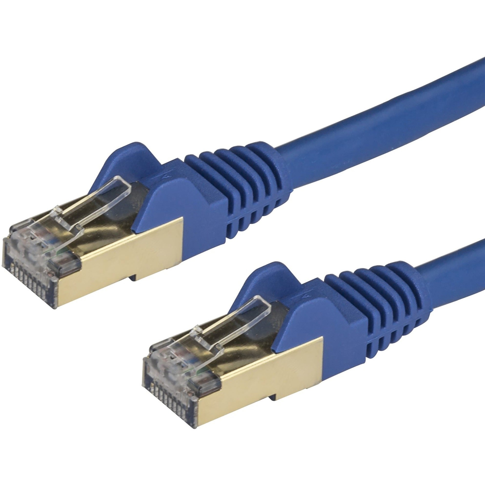 StarTech.com 3m CAT6a Ethernet Cable - 10 Gigabit Category 6a Shielded Snagless 100W PoE Patch Cord - 10GbE Blue UL Certified Wiring/TIA - Soundz Store AUSTRALIA