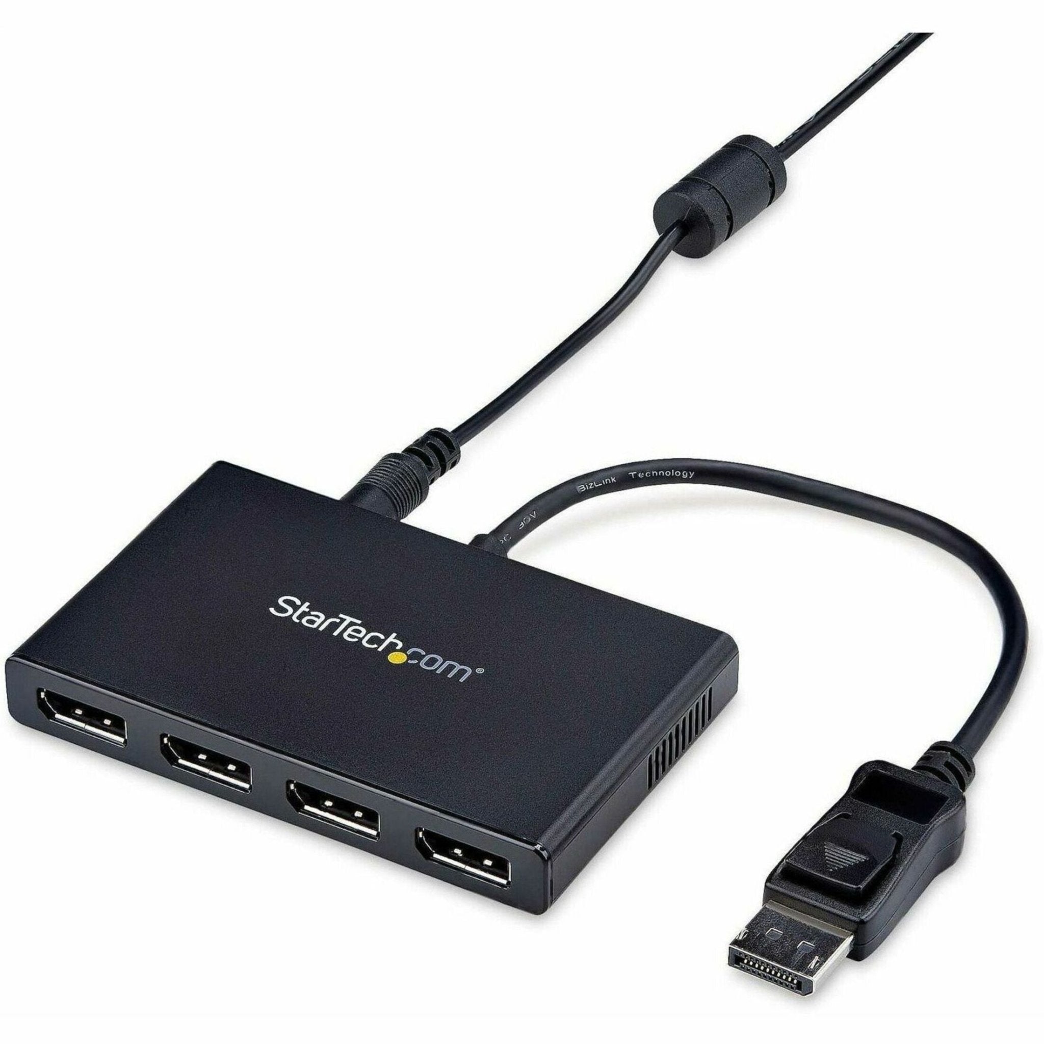 StarTech.com 4-Port DisplayPort 1.2 Splitter, DisplayPort to 4x DP Multi-Monitor Adapter, Quad 1080p 60Hz Computer MST Hub, Windows Only~4-Port Multi Monitor Adapter, DisplayPort 1.2 MST Hub, 4x 1080p, DP Video Splitter for Extended Desktop Mode, Windows - Soundz Store AUSTRALIA