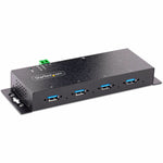 StarTech.com 4-Port Industrial USB 3.0 5Gbps Hub, Rugged USB Hub with ESD Protection, DIN/Wall/Desk Mountable, USB-A Expansion Hub, TAA - Soundz Store AUSTRALIA