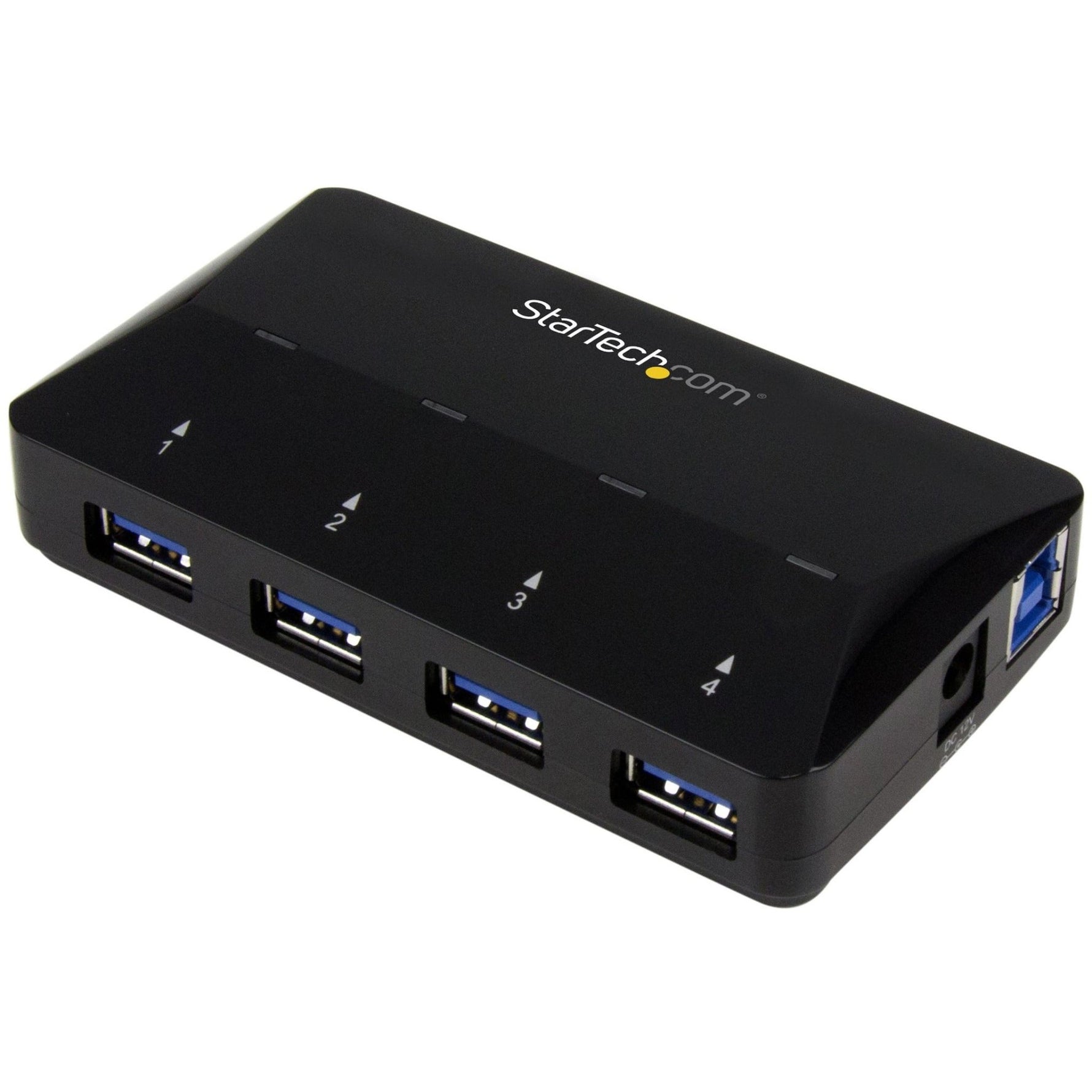 StarTech.com 4-Port USB 3.0 Hub plus Dedicated Charging Port - 5Gbps - 1 x 2.4A Port - Desktop USB Hub and Fast-Charging Station - Soundz Store AUSTRALIA