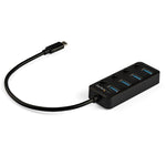 StarTech.com 4 Port USB C Hub - 4x USB 3.0 Type-A with Individual On/Off Port Switches - SuperSpeed 5Gbps USB 3.2 Gen 1 - Bus Powered - Soundz Store AUSTRALIA