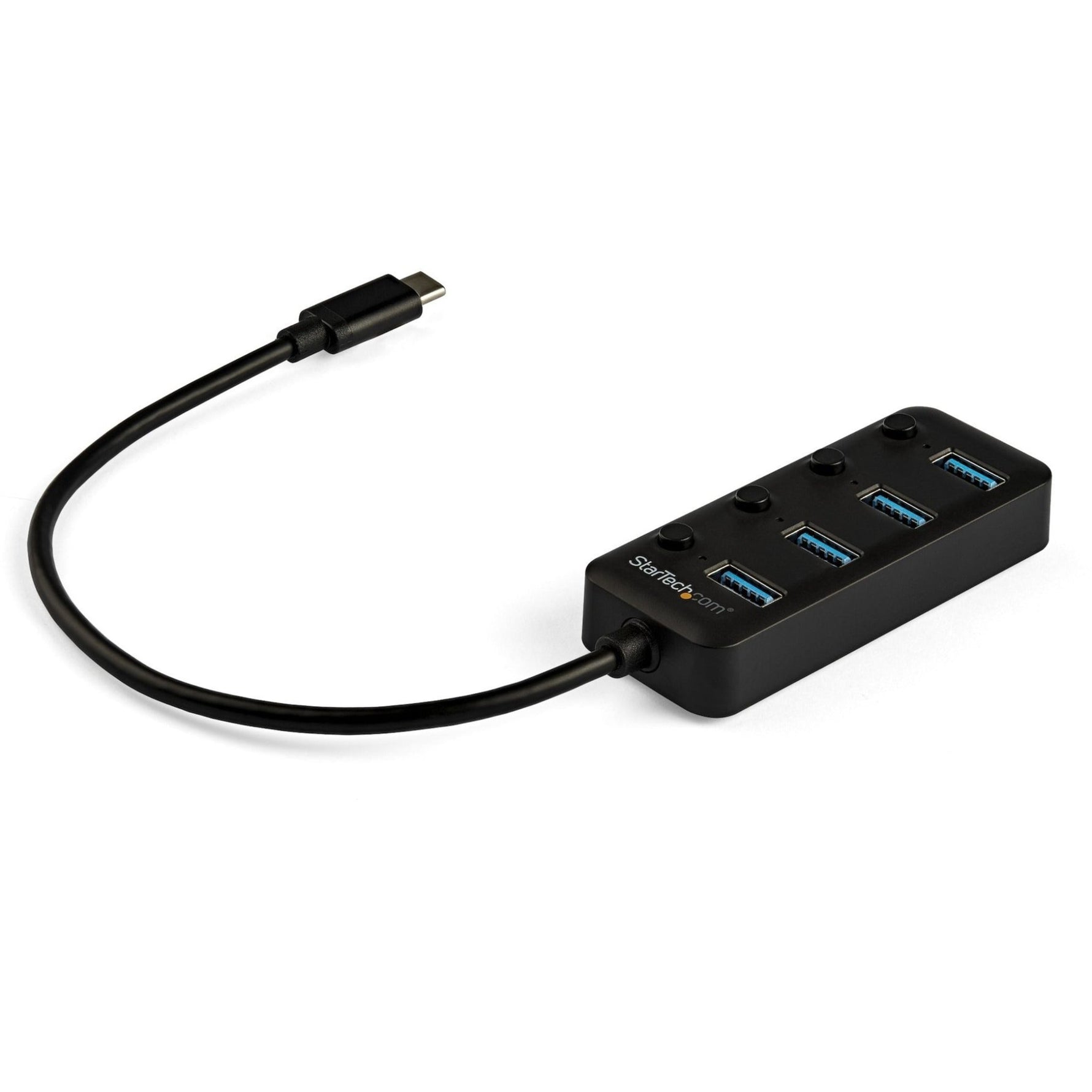 StarTech.com 4 Port USB C Hub - 4x USB 3.0 Type-A with Individual On/Off Port Switches - SuperSpeed 5Gbps USB 3.2 Gen 1 - Bus Powered - Soundz Store AUSTRALIA