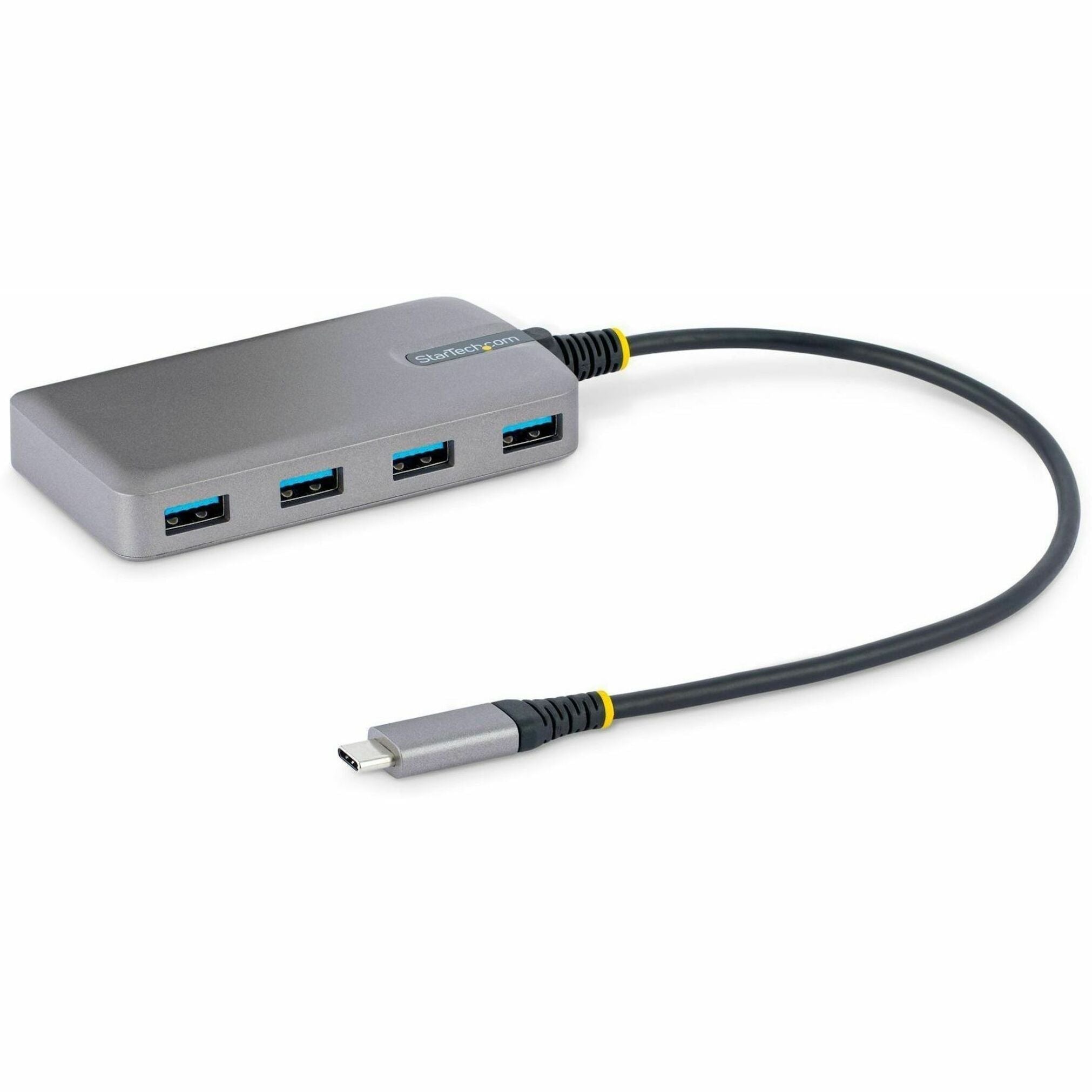 StarTech.com 4-Port USB-C Hub, 5Gbps, Bus Powered, 4x USB-A Ports, Optional Auxiliary Power, Portable USB Type-C Hub, 1ft/30cm Cable - Soundz Store AUSTRALIA