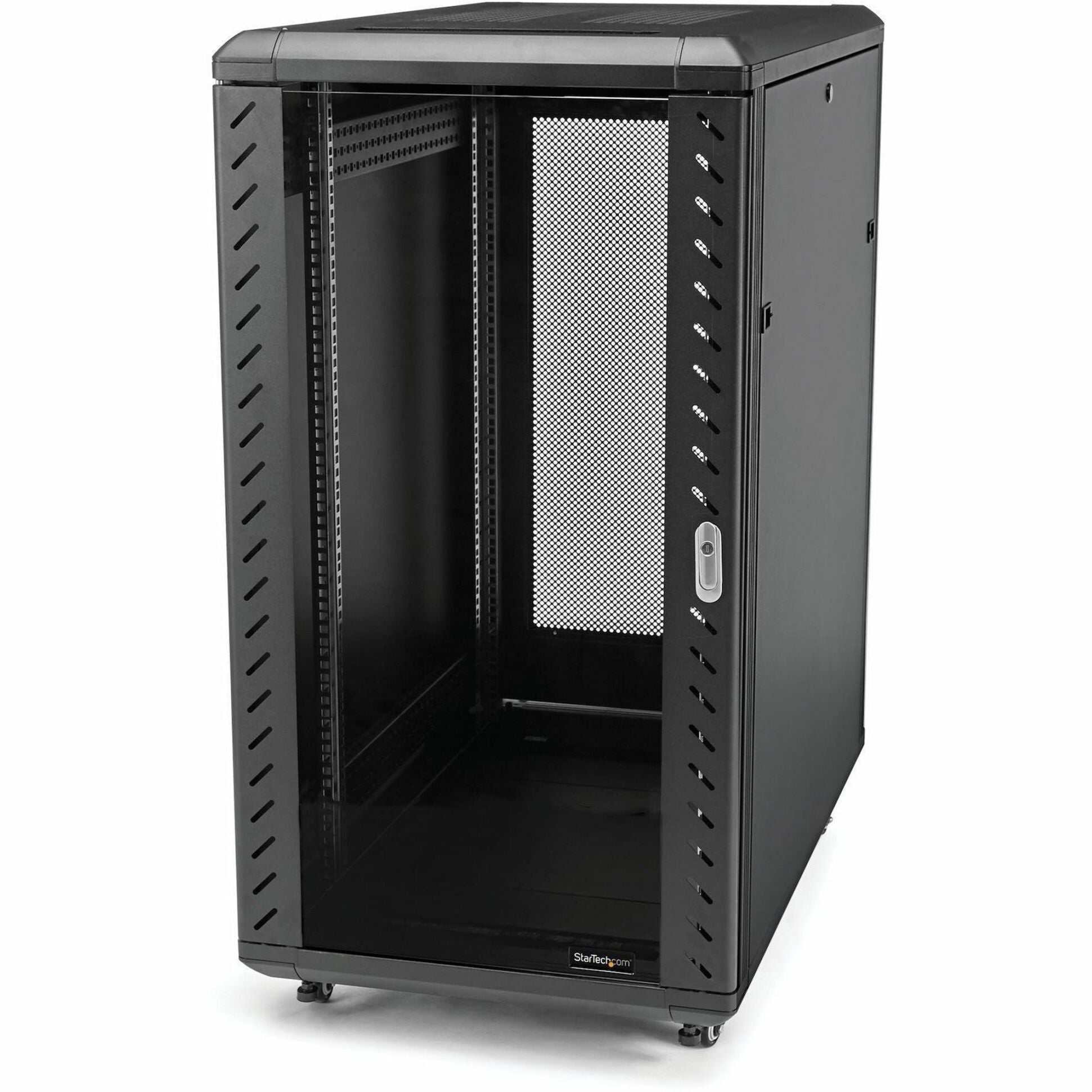 StarTech.com 4-Post 18U Server Rack Cabinet, 19' Data Rack Cabinet for Computer / IT Equipment, Home Network Rack, Half Height Server Rack - Soundz Store AUSTRALIA
