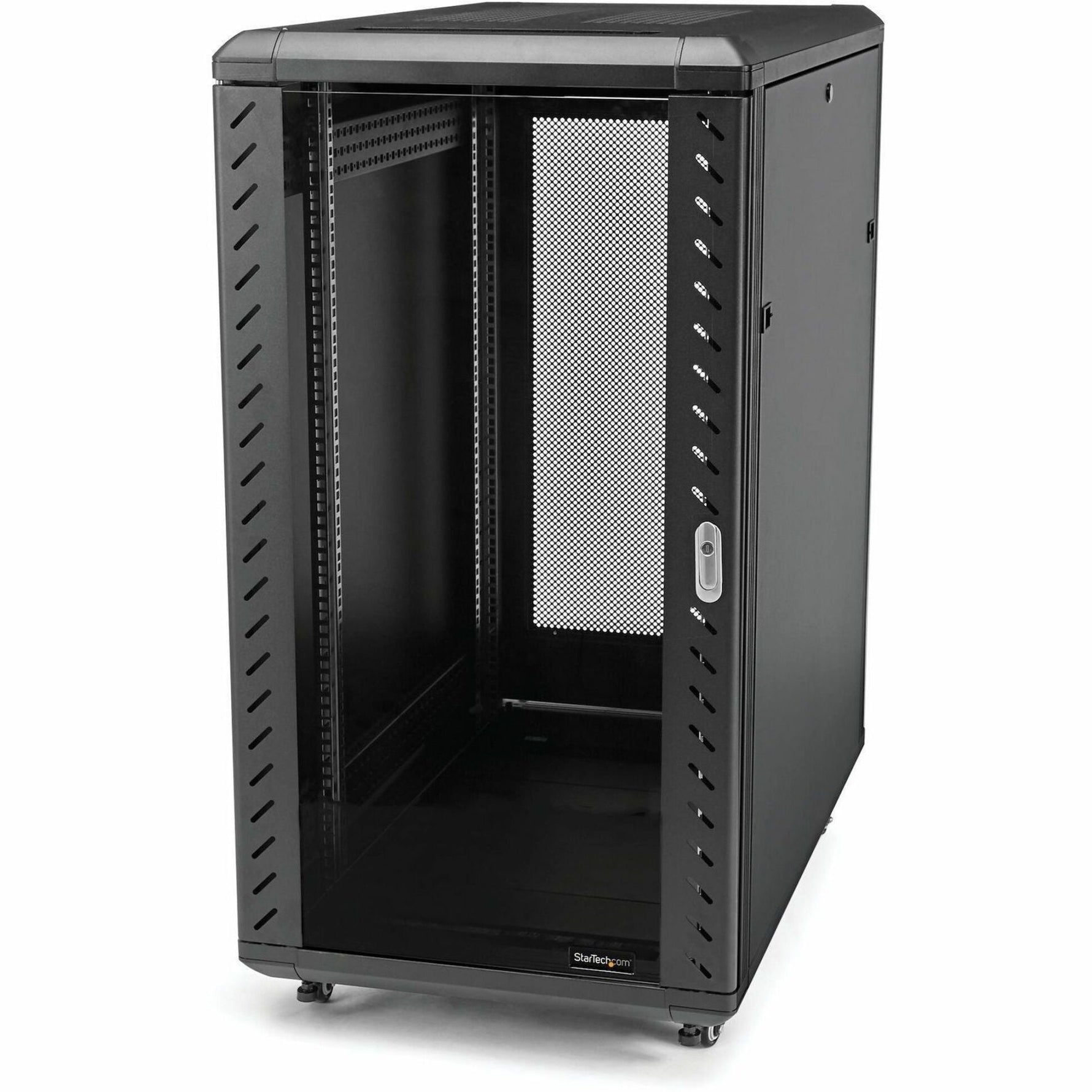 StarTech.com 4-Post 18U Server Rack Cabinet, 19' Data Rack Cabinet for Computer / IT Equipment, Home Network Rack, Half Height Server Rack - Soundz Store AUSTRALIA