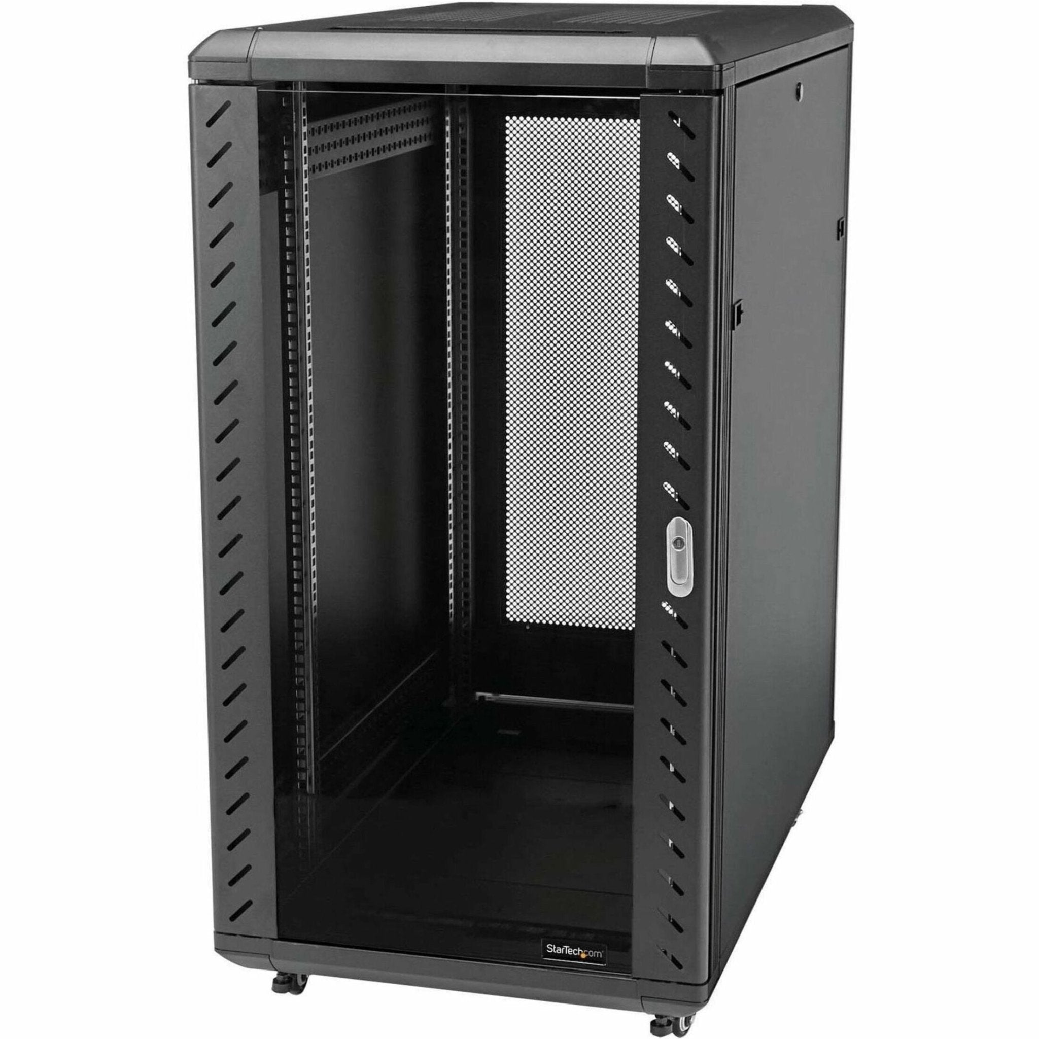 StarTech.com 4-Post 22U Server Rack Cabinet, 19' Data Rack Cabinet for Computer / IT Equipment, Home Network Rack, Half Height Server Rack - Soundz Store AUSTRALIA