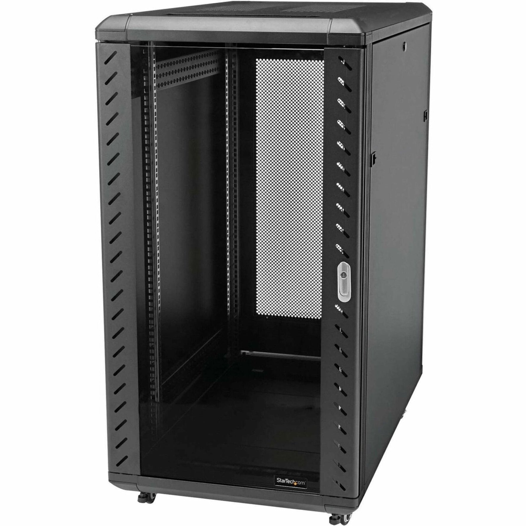 StarTech.com 4-Post 22U Server Rack Cabinet, 19' Data Rack Cabinet for Computer / IT Equipment, Home Network Rack, Half Height Server Rack - Soundz Store AUSTRALIA