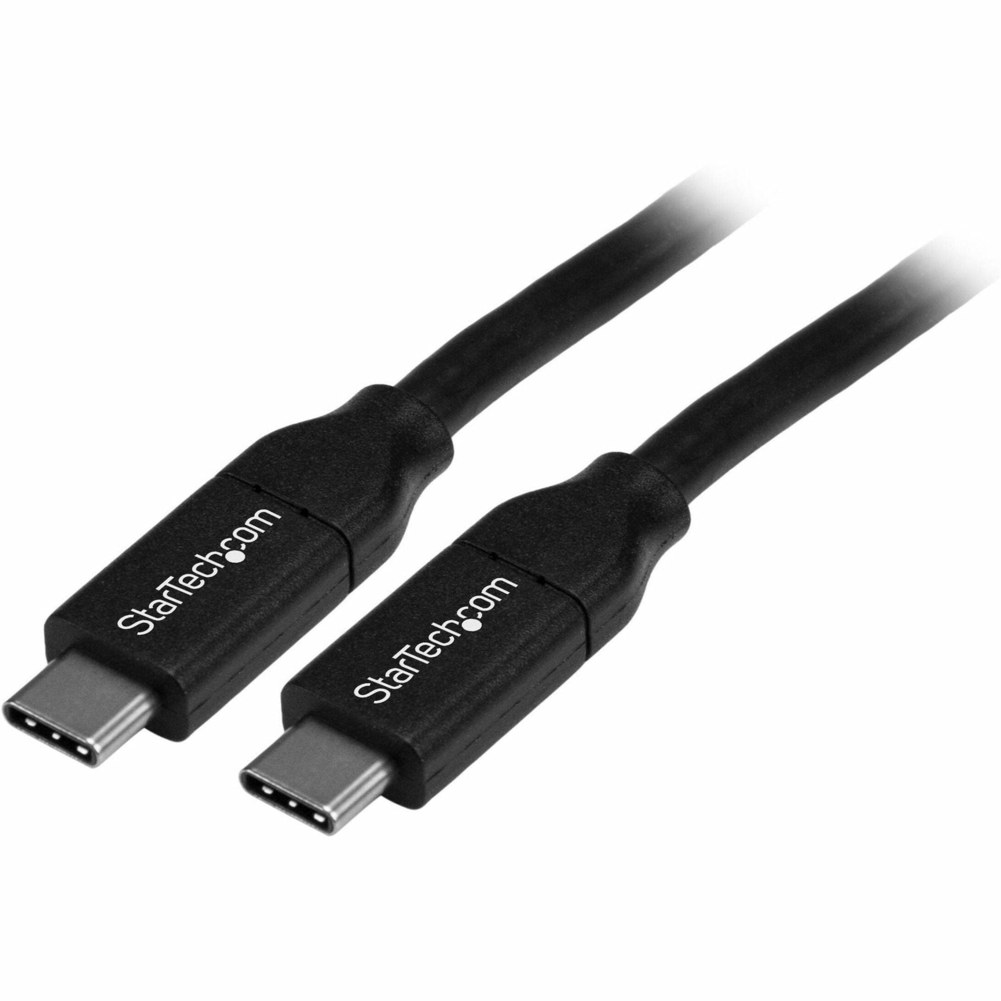 StarTech.com 4m USB C Cable with Power Delivery (5A) - M/M - USB 2.0 - USB-IF Certified - USB 2.0 Type C Cable - Soundz Store AUSTRALIA