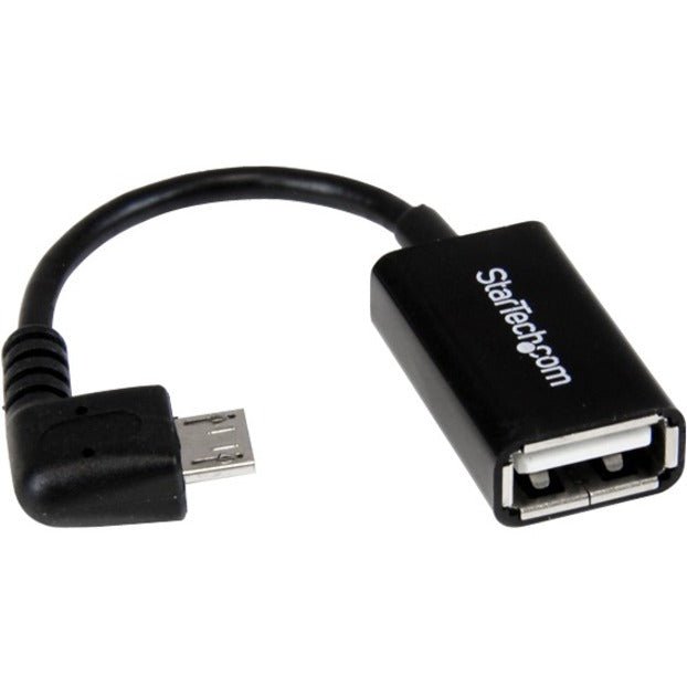 StarTech.com 5in Right Angle Micro USB to USB OTG Host Adapter M/F - Soundz Store AUSTRALIA