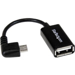 StarTech.com 5in Right Angle Micro USB to USB OTG Host Adapter M/F - Soundz Store AUSTRALIA