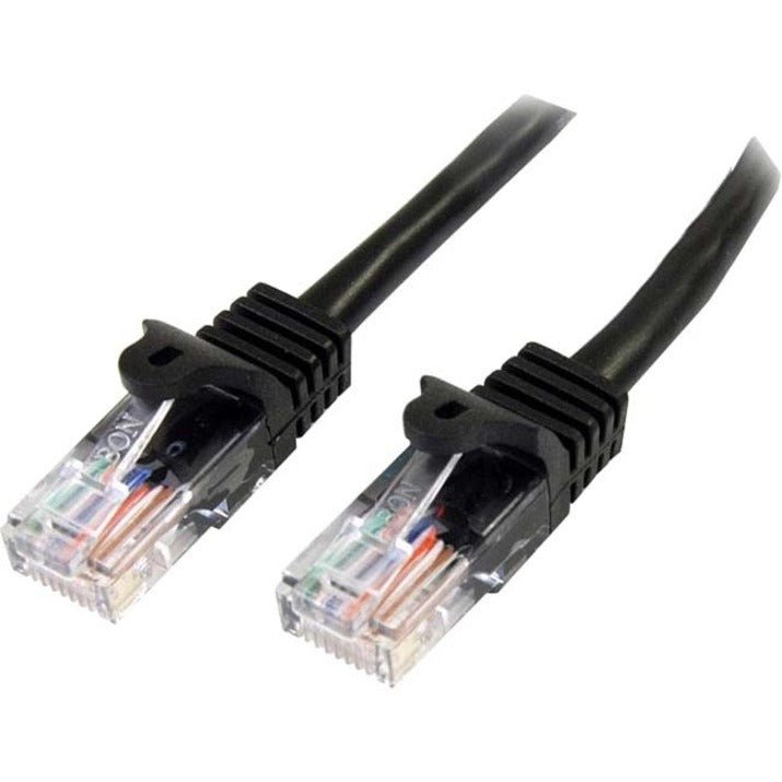 StarTech.com 5m Cat5e Patch Cable with Snagless RJ45 Connectors - Black - 5 m Patch Cord - Soundz Store AUSTRALIA