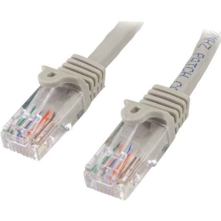StarTech.com 5m Cat5e Patch Cable with Snagless RJ45 Connectors - Grey - 5 m Patch Cord - Soundz Store AUSTRALIA