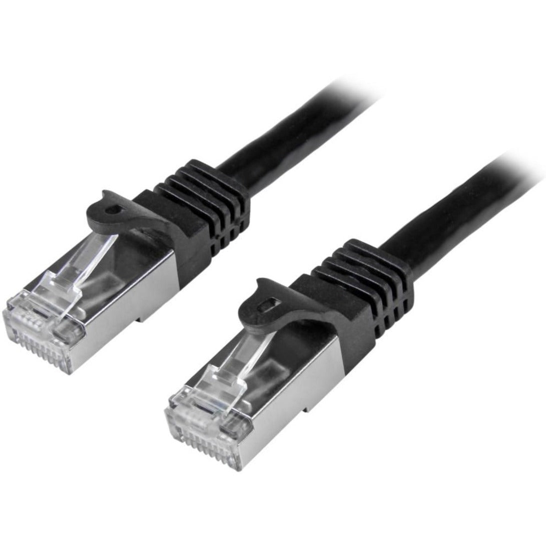StarTech.com 5m Cat6 Patch Cable - Shielded (SFTP) Snagless Gigabit Network Patch Cable - Black - Soundz Store AUSTRALIA