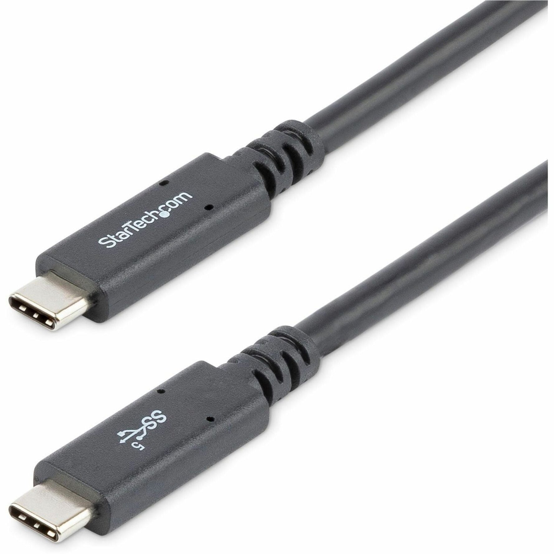 StarTech.com 6 ft (1.8m) USB C to USB C Cable, 5A 100W PD 3.0, Certified Works With Chromebook, USB-IF Certified, M/M, USB 3.0 (5Gbps) - Soundz Store AUSTRALIA