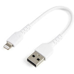 StarTech.com 6 inch/15cm Durable White USB-A to Lightning Cable, Rugged Heavy Duty Charging/Sync Cable for Apple iPhone/iPad MFi Certified - Soundz Store AUSTRALIA