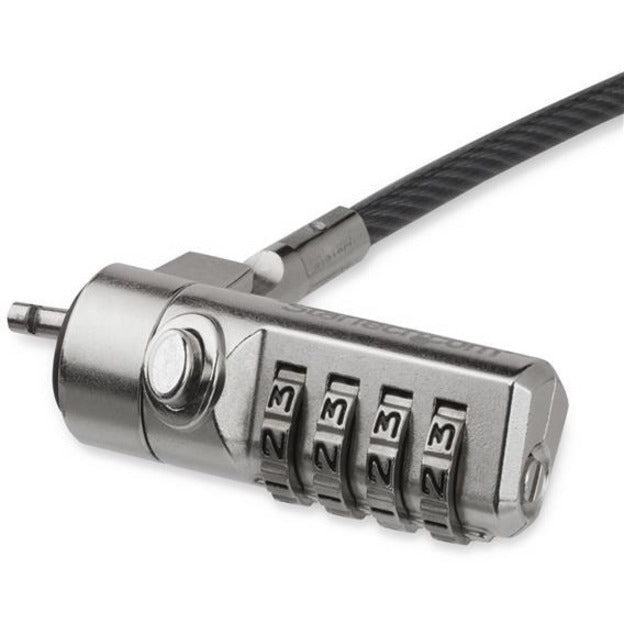 StarTech.com 6.5ft Laptop Cable Lock - 4 Digit Combination Anti-Theft Security Lock for K-Slot Desktop/Computer/Device -Vinyl Coated Steel - Soundz Store AUSTRALIA