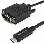 StarTech.com 6.6 ft / 2 m USB-C to DVI Cable - USB Type-C Video Adapter Cable - 1920 x 1200 - Black - Soundz Store AUSTRALIA
