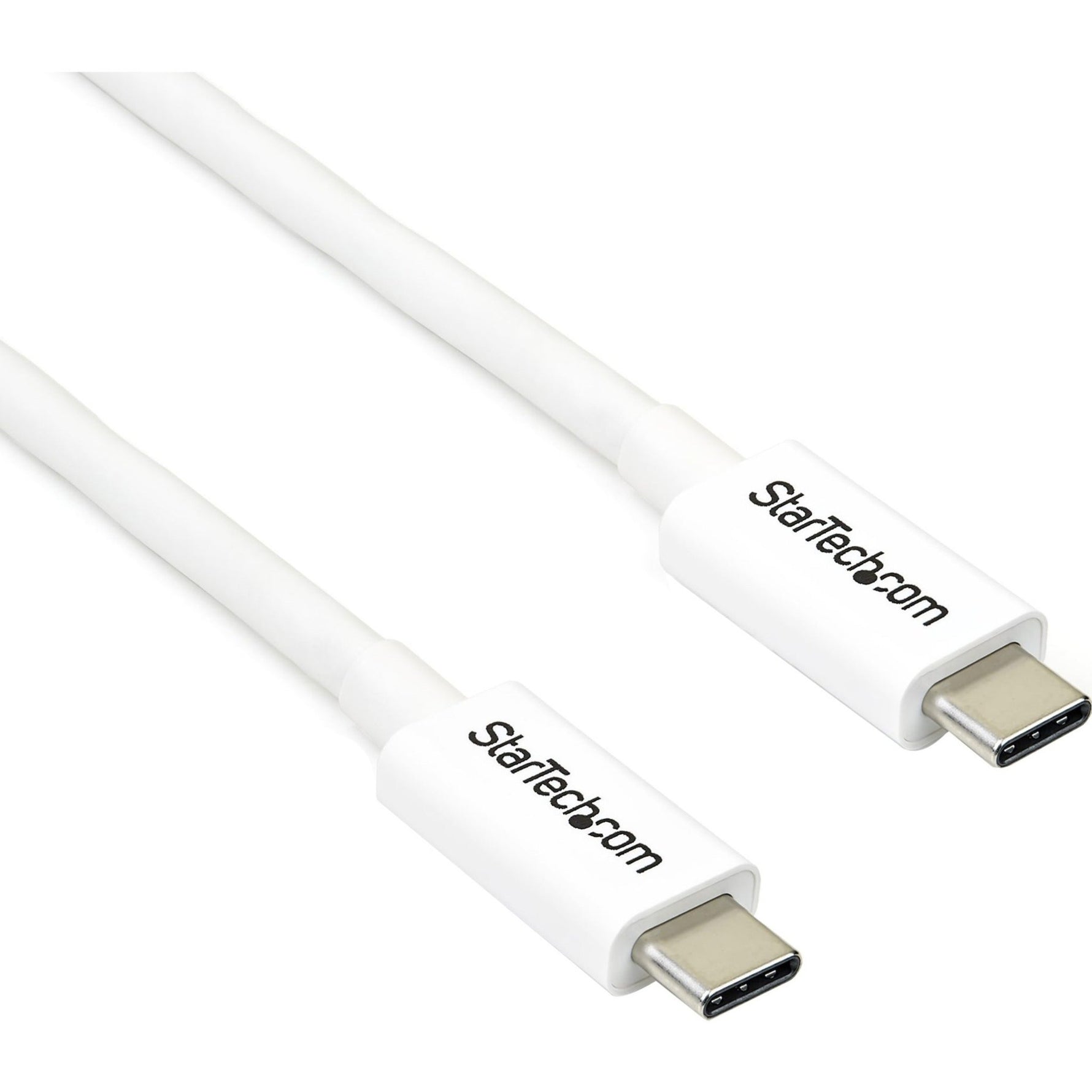 StarTech.com 6.6ft (2m) Thunderbolt 3 Cable, 20Gbps, 100W PD, 4K Video, Thunderbolt-Certified, Compatible w/ TB4/USB 3.2/DisplayPort - Soundz Store AUSTRALIA