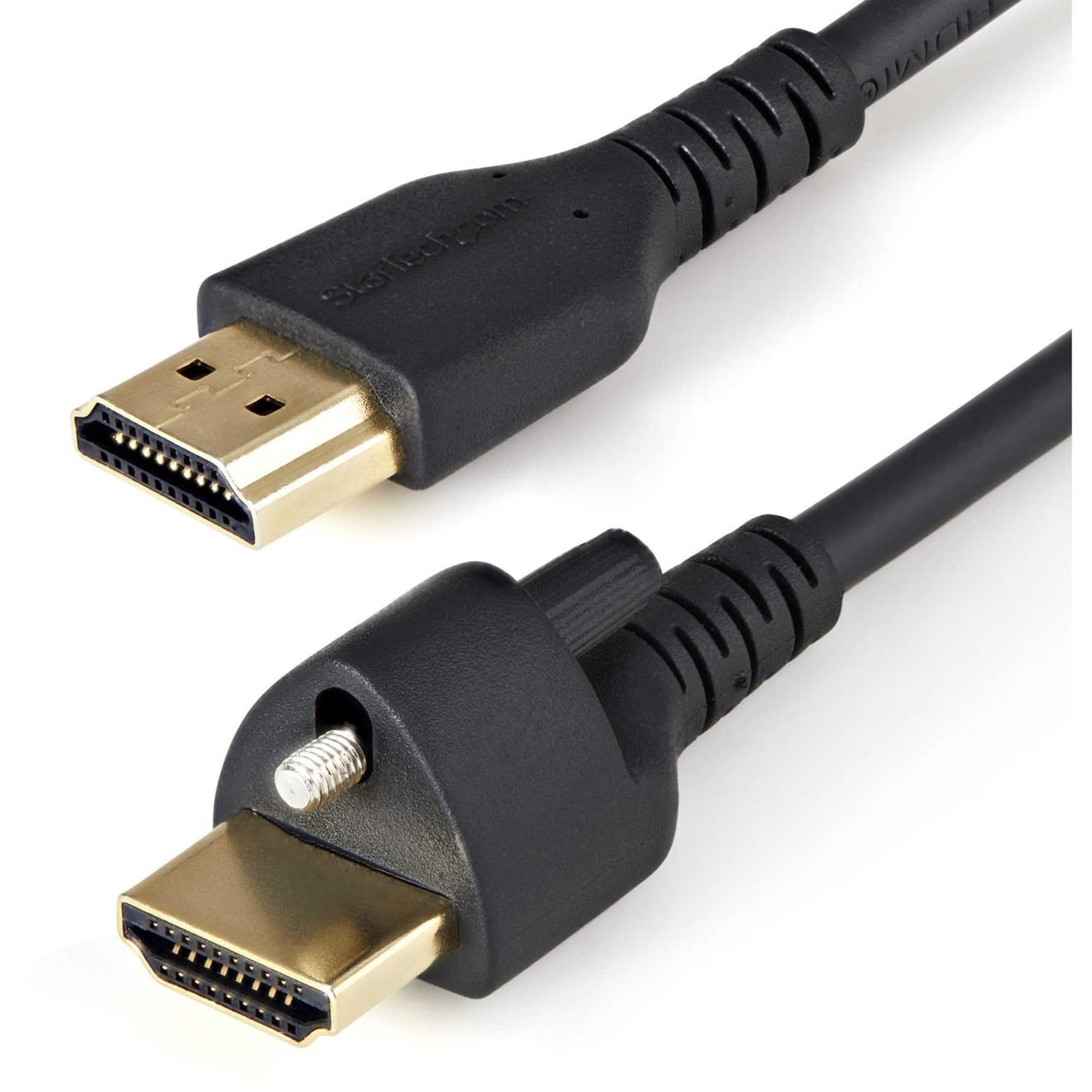 StarTech.com 6ft (2m) HDMI Cable with Locking Screw, 4K 60Hz HDR High Speed HDMI 2.0 Cable with Ethernet, Secure Locking Connector, M/M - Soundz Store AUSTRALIA