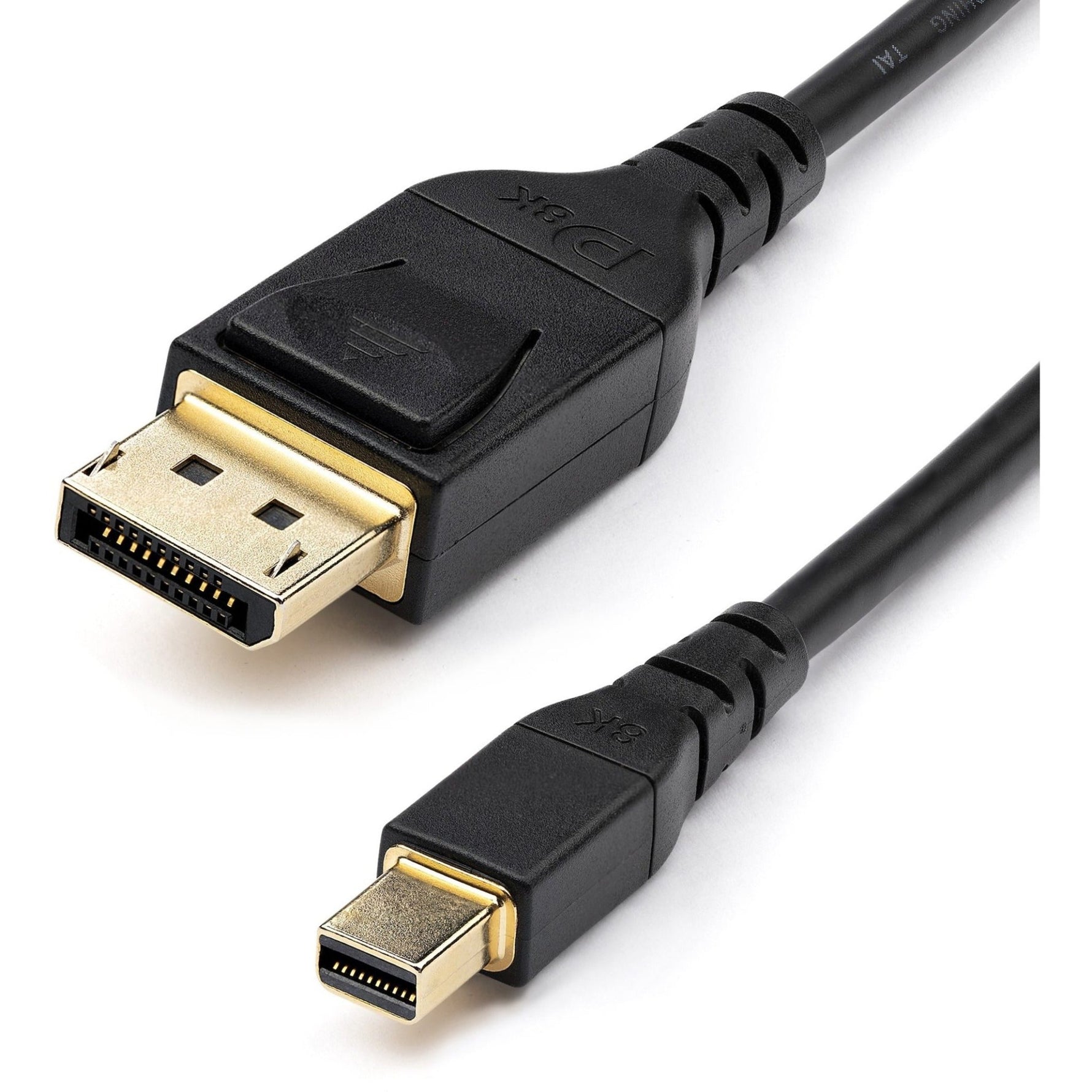 StarTech.com 6ft 2m VESA Certified Mini DisplayPort to DisplayPort 1.4 Cable, 8K 60Hz HBR3 HDR, Super UHD 4K 120Hz, mDP to DP Slim Cord - Soundz Store AUSTRALIA