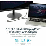 StarTech.com 6ft Mini DisplayPort to DisplayPort 1.2 Cable, 4K x 2K mDP to DisplayPort Adapter Cable, Mini DP to DP Cable for Monitor - Soundz Store AUSTRALIA