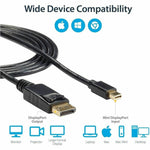 StarTech.com 6ft Mini DisplayPort to DisplayPort 1.2 Cable, 4K x 2K mDP to DisplayPort Adapter Cable, Mini DP to DP Cable for Monitor - Soundz Store AUSTRALIA