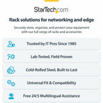 StarTech.com 6U Wall Mount Rack, 14in Deep, 19 inch Wall Mount Network Rack, Wall Mounting Patch Panel Bracket for Switch/IT Equipment - Soundz Store AUSTRALIA
