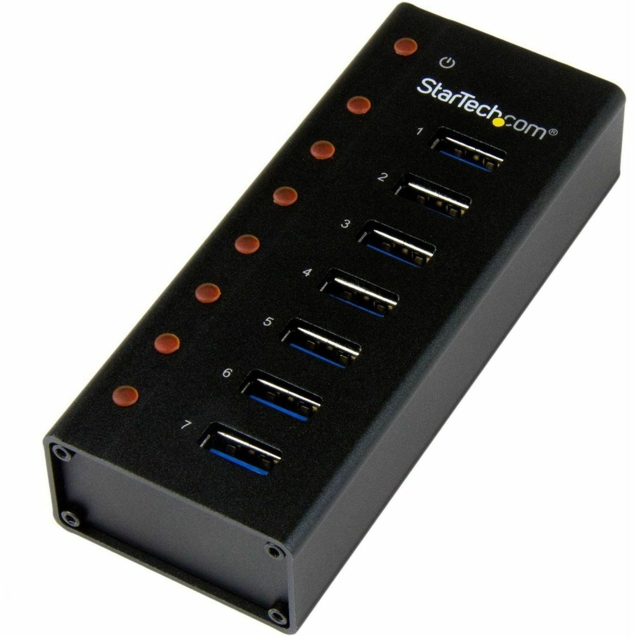 StarTech.com 7 Port USB 3.0 Hub - 5Gbps - Desktop or Wall-mountable Metal Enclosure - Soundz Store AUSTRALIA