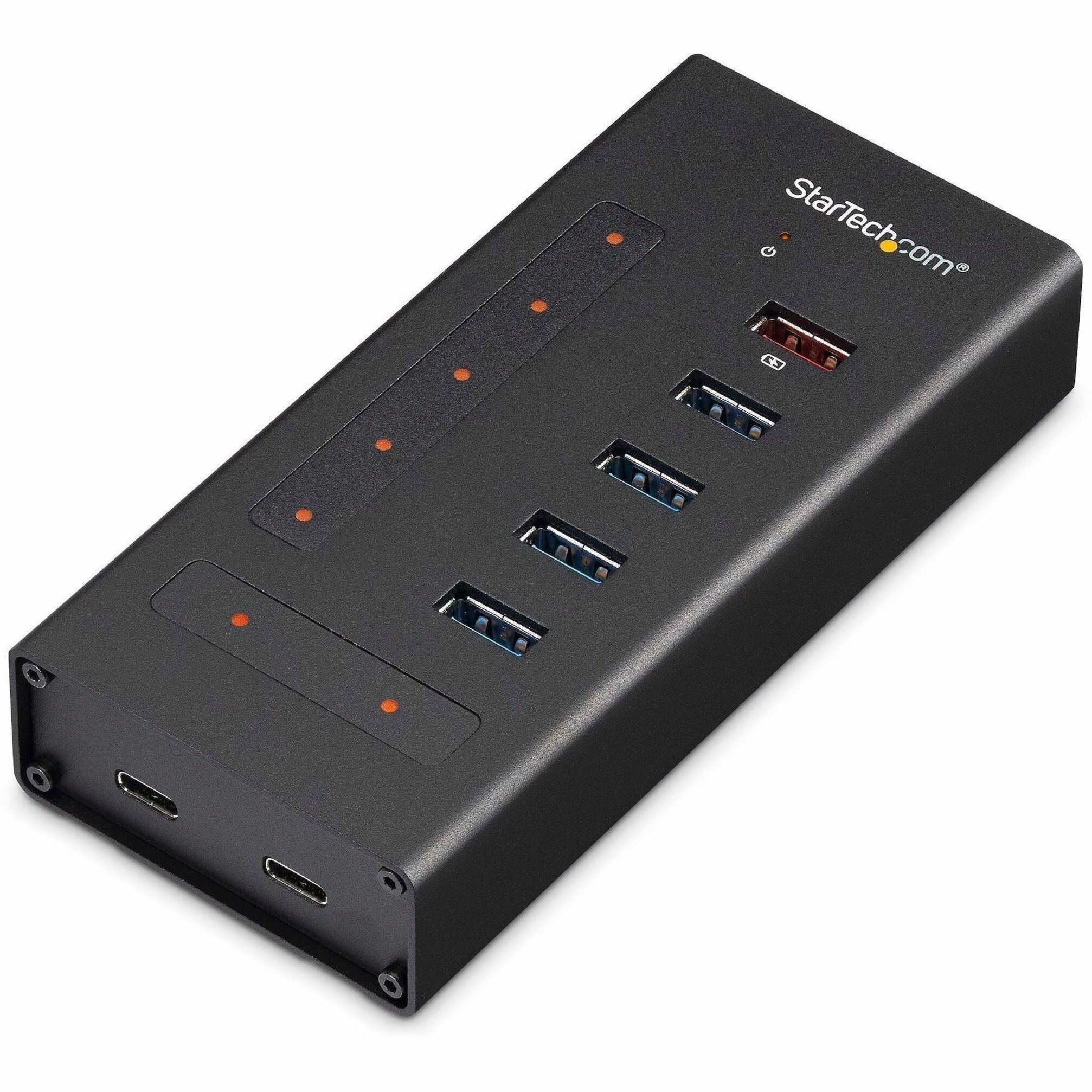 StarTech.com 7 Port USB C Hub - 2x USB-C & 5x USB-A - Mountable Metal USB 3.0 Type-C Hub - 5Gbps USB 3.2 Gen 1 - Self Powered - BC 1.2 - Soundz Store AUSTRALIA