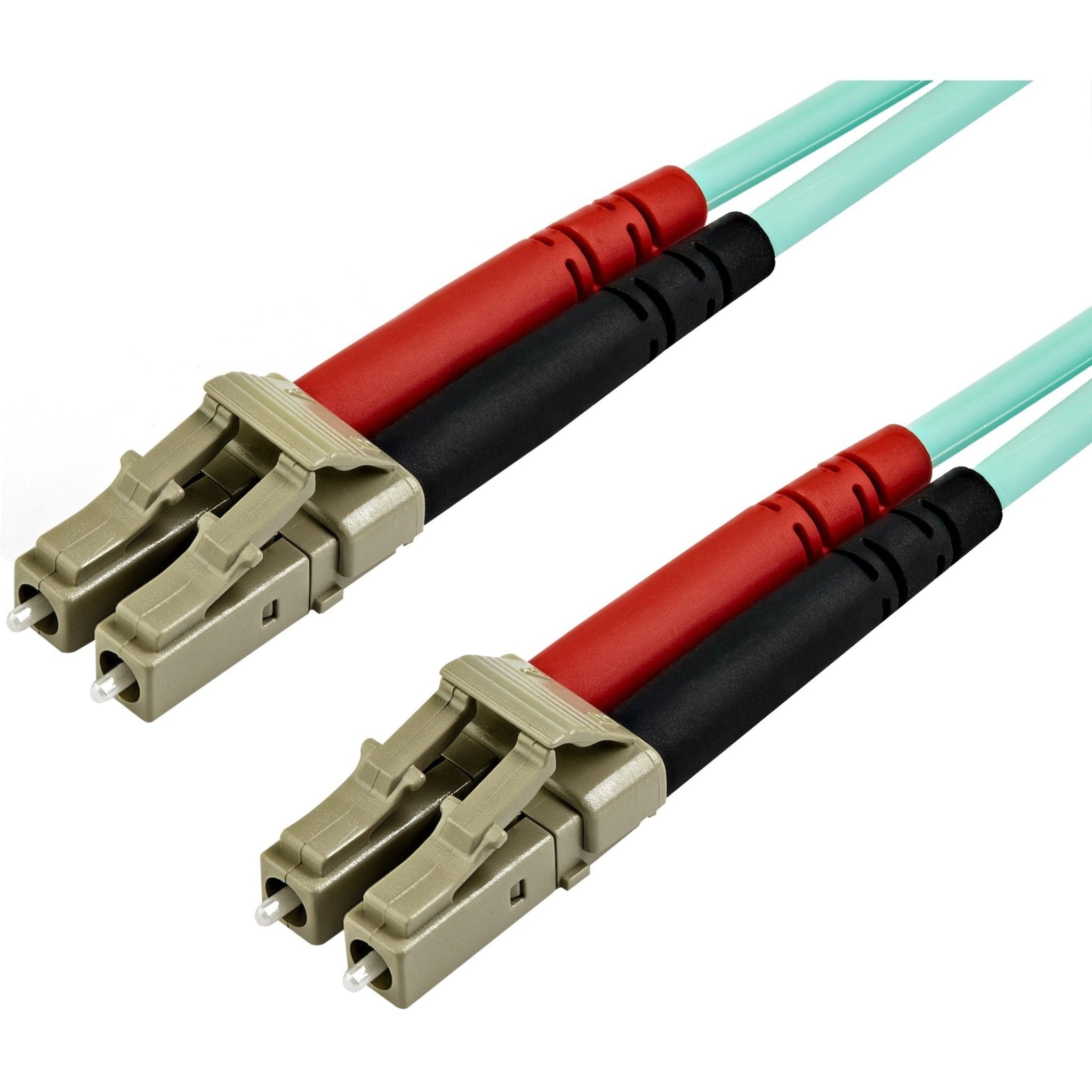 StarTech.com 7m (22ft) LC/UPC to LC/UPC OM3 Multimode Fiber Optic Cable, Full Duplex 50/125 Zipcord, 100G, LSZH Fiber Jumper Cord - Soundz Store AUSTRALIA