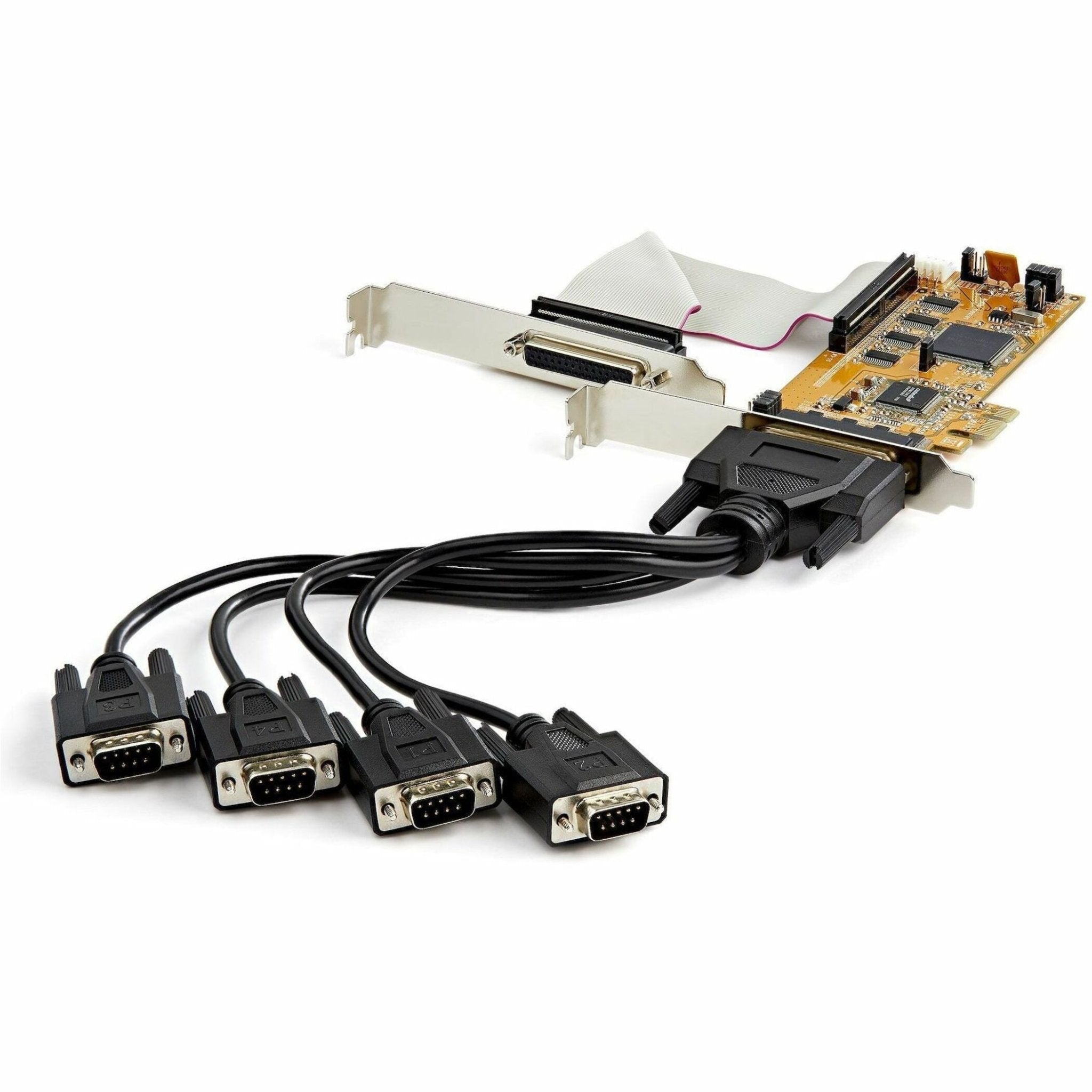StarTech.com 8-Port PCI Express RS232 Serial Adapter Card, PCIe to DB9 Controller 16C1050 UART, Low Profile, 15kV ESD, Windows Only, TAA - Soundz Store AUSTRALIA