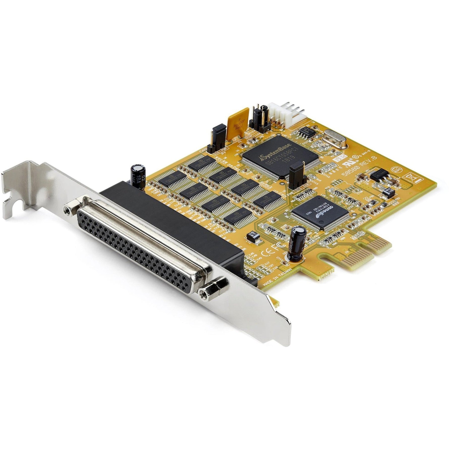 StarTech.com 8-Port PCI Express RS232 Serial Adapter Card, PCIe to DB9 RS232 Controller Card, 16C1050 UART, 15kV ESD, Windows Only, TAA - Soundz Store AUSTRALIA