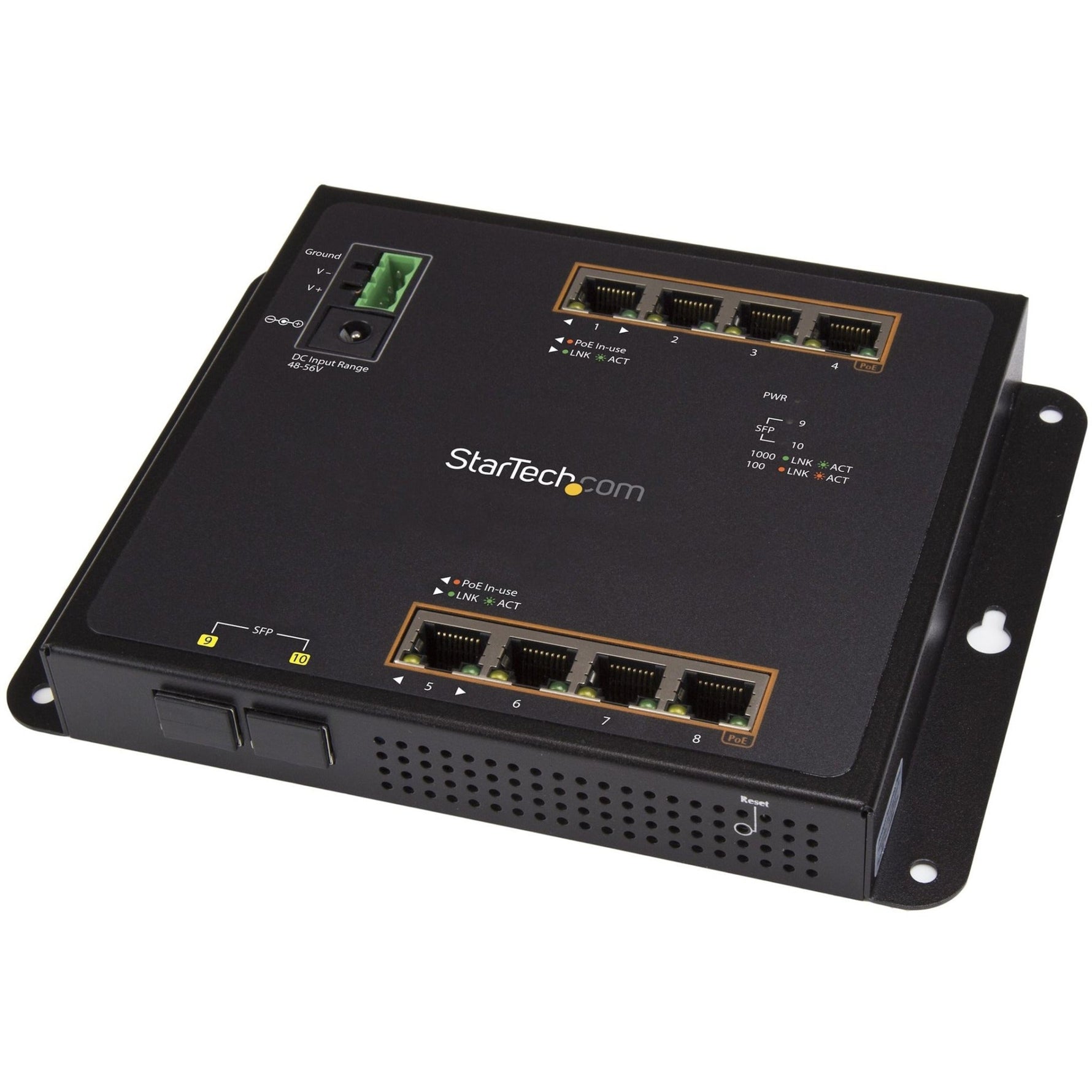 StarTech.com 8 Ports Manageable Ethernet Switch - Gigabit Ethernet - 10/100/1000Base-T, 1000Base-SX/LX - TAA Compliant - Soundz Store AUSTRALIA