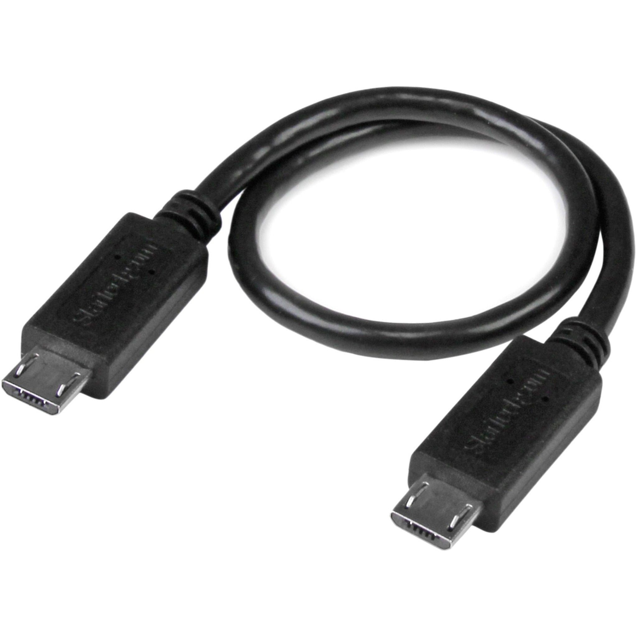 StarTech.com 8in USB OTG Cable - Micro USB to Micro USB - M/M - USB OTG Adapter - 8 inch - Soundz Store AUSTRALIA