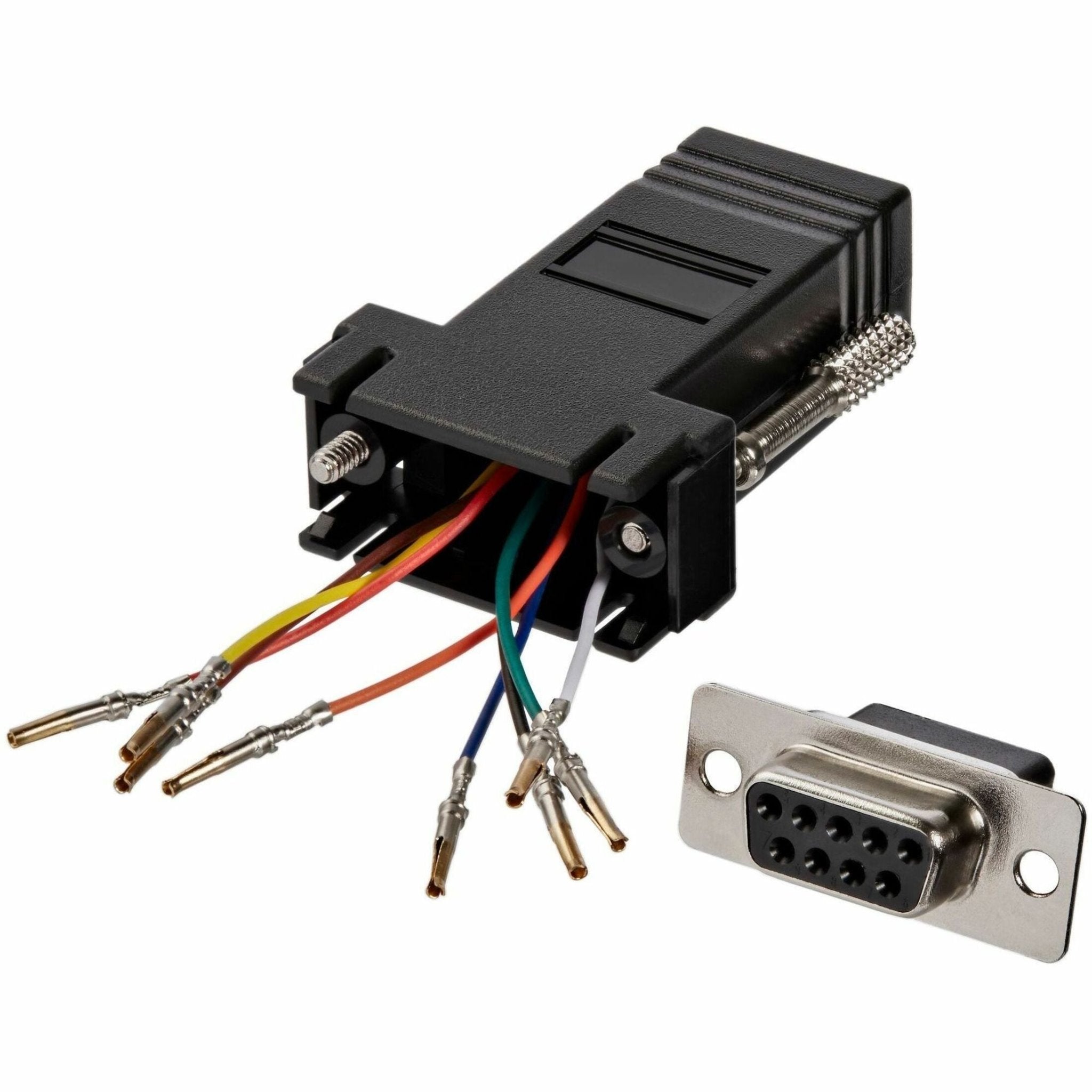 StarTech.com DB9 to RJ45 Modular Serial Adapter - Black - Soundz Store AUSTRALIA