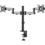 StarTech.com Desk Mount Dual Monitor Arm, Ergonomic VESA Compatible Mount for up to 32' (17.6lb/8kg) Displays, Desk/C-Clamp, Articulating - Soundz Store AUSTRALIA