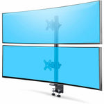 StarTech.com Desk Mount For 2x Vertically Stacked Monitors, Dual 49' , Total 70lb/32kg, C-Clamp, VESA, Widescreen 16:9/Ultrawide 32:9, TAA - Soundz Store AUSTRALIA