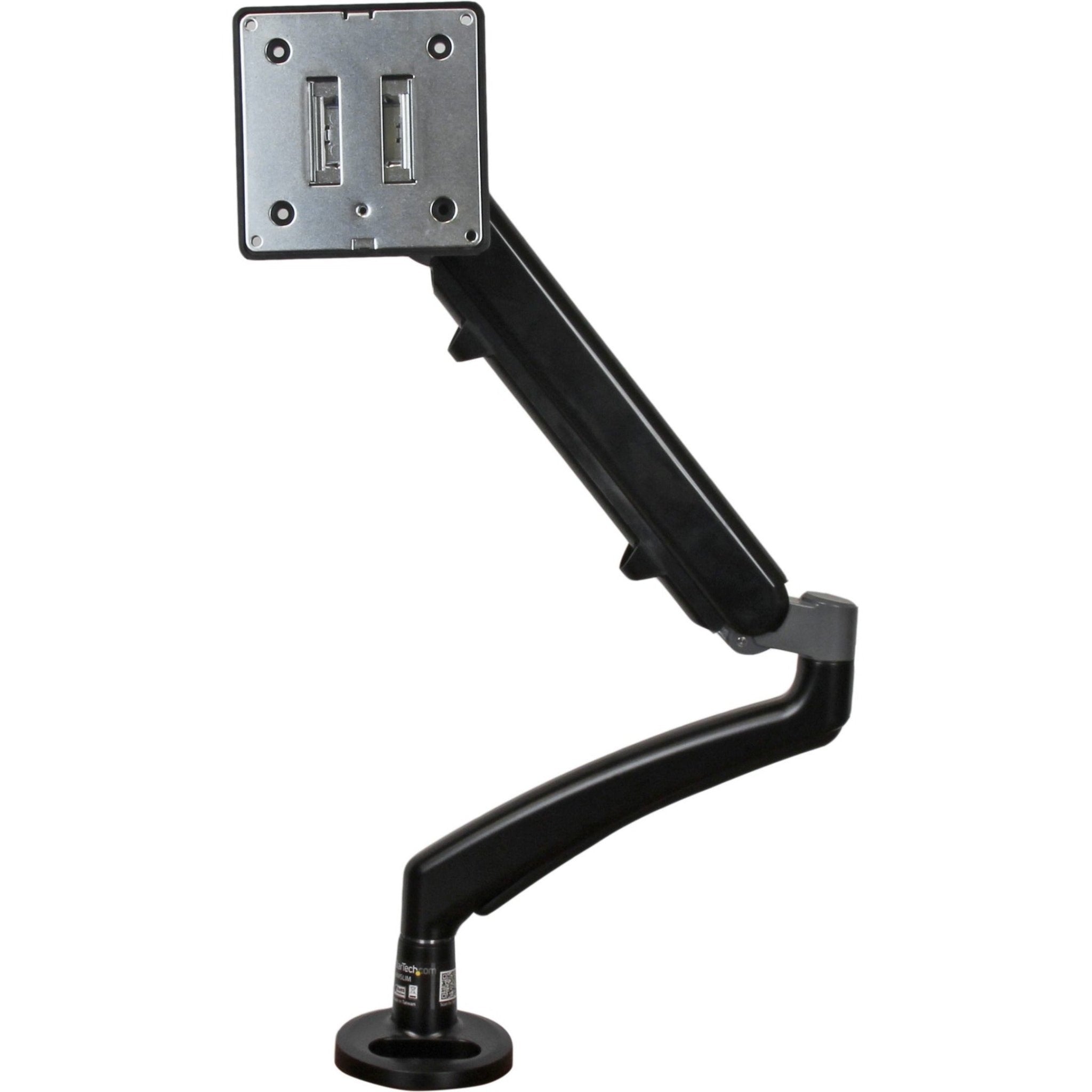 StarTech.com Desk Mount Monitor Arm, Slim Profile, For VESA Mount Monitors up to 34' (15.4lb/7kg), Adjustable Single Monitor Mount, Steel - Soundz Store AUSTRALIA