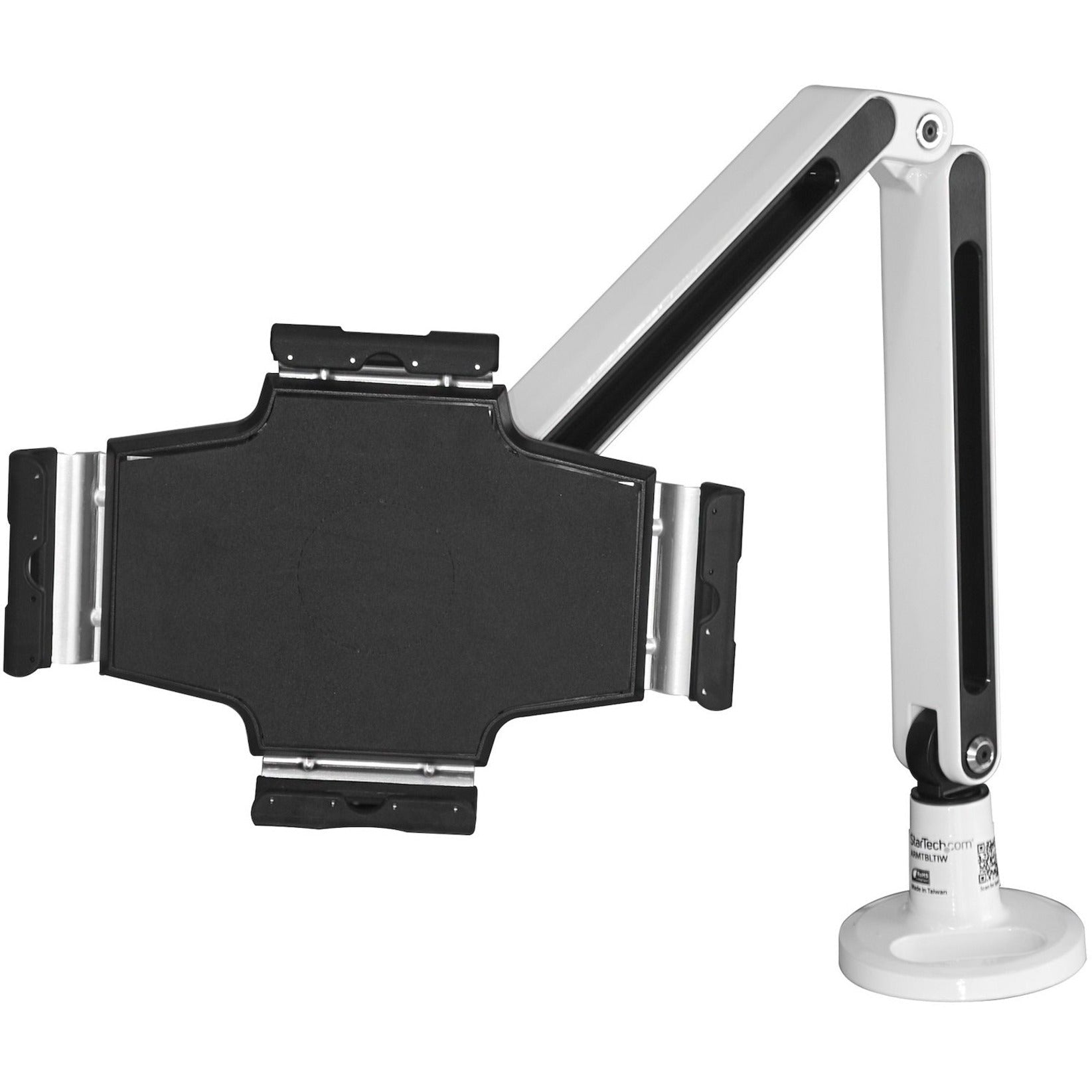 StarTech.com Desk-Mount Tablet Arm - Articulating - For 9' to 11' Tablets - iPad or Android Tablet Holder - Lockable - Steel - White - Soundz Store AUSTRALIA