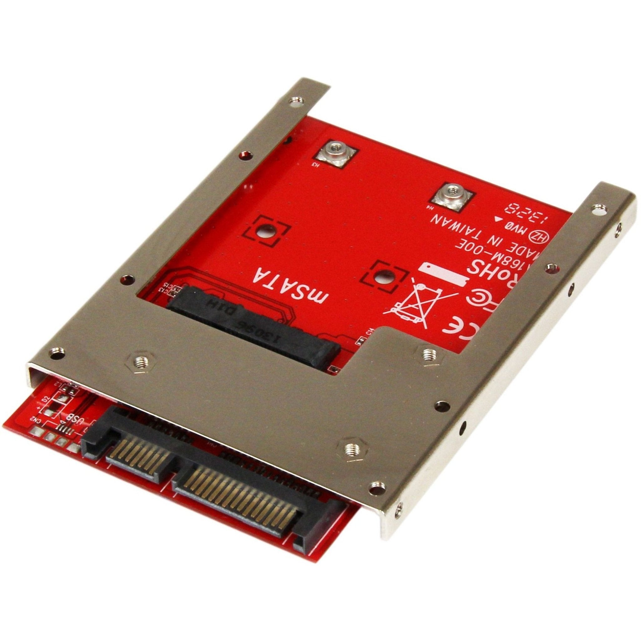 StarTech.com Drive Bay Adapter for 2.5' SATA/600 - Serial ATA/600 Host Interface Internal - Red - TAA Compliant - Soundz Store AUSTRALIA