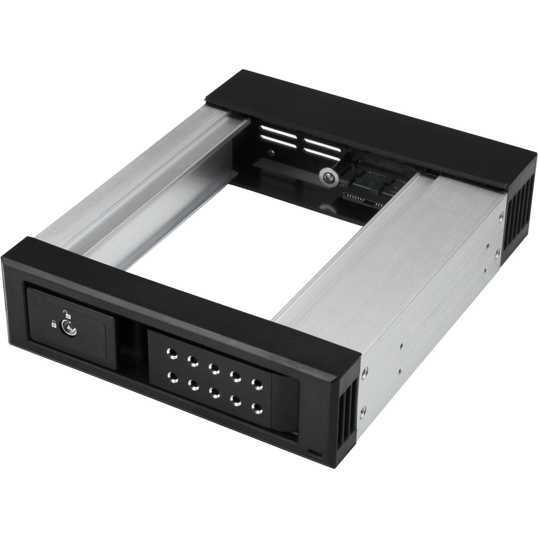 StarTech.com Drive Bay Adapter for 5.25' Serial Attached SCSI (SAS), SATA/600 - Serial ATA/600 Host Interface Internal - Black - Soundz Store AUSTRALIA