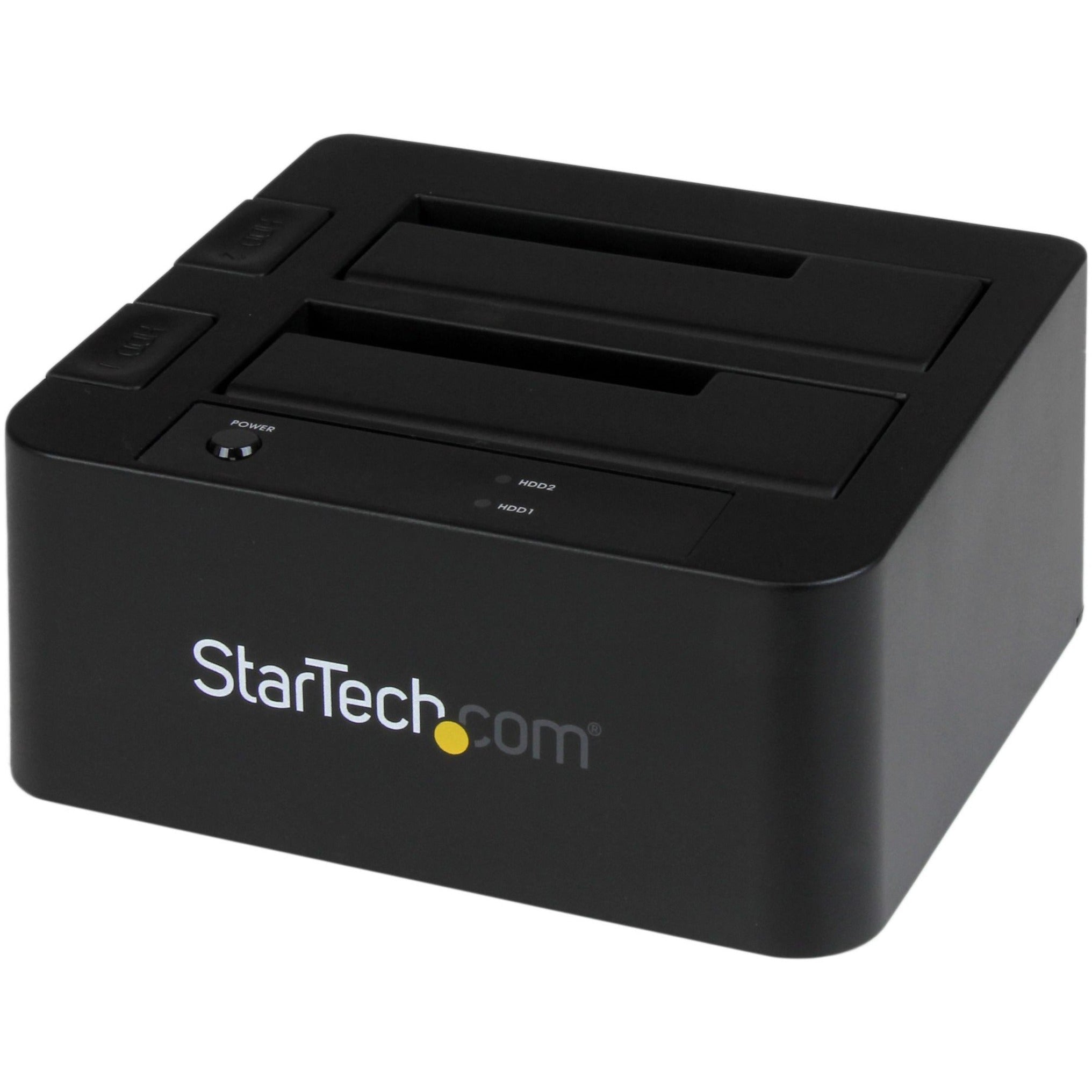 StarTech.com Drive Dock SATA/600 - USB 3.0 Type B, eSATA Host Interface - UASP Support External - Black - Soundz Store AUSTRALIA