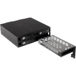StarTech.com Drive Enclosure for 5.25' SATA/600, Serial Attached SCSI (SAS) - Serial ATA/600 Host Interface Internal - Black - Soundz Store AUSTRALIA