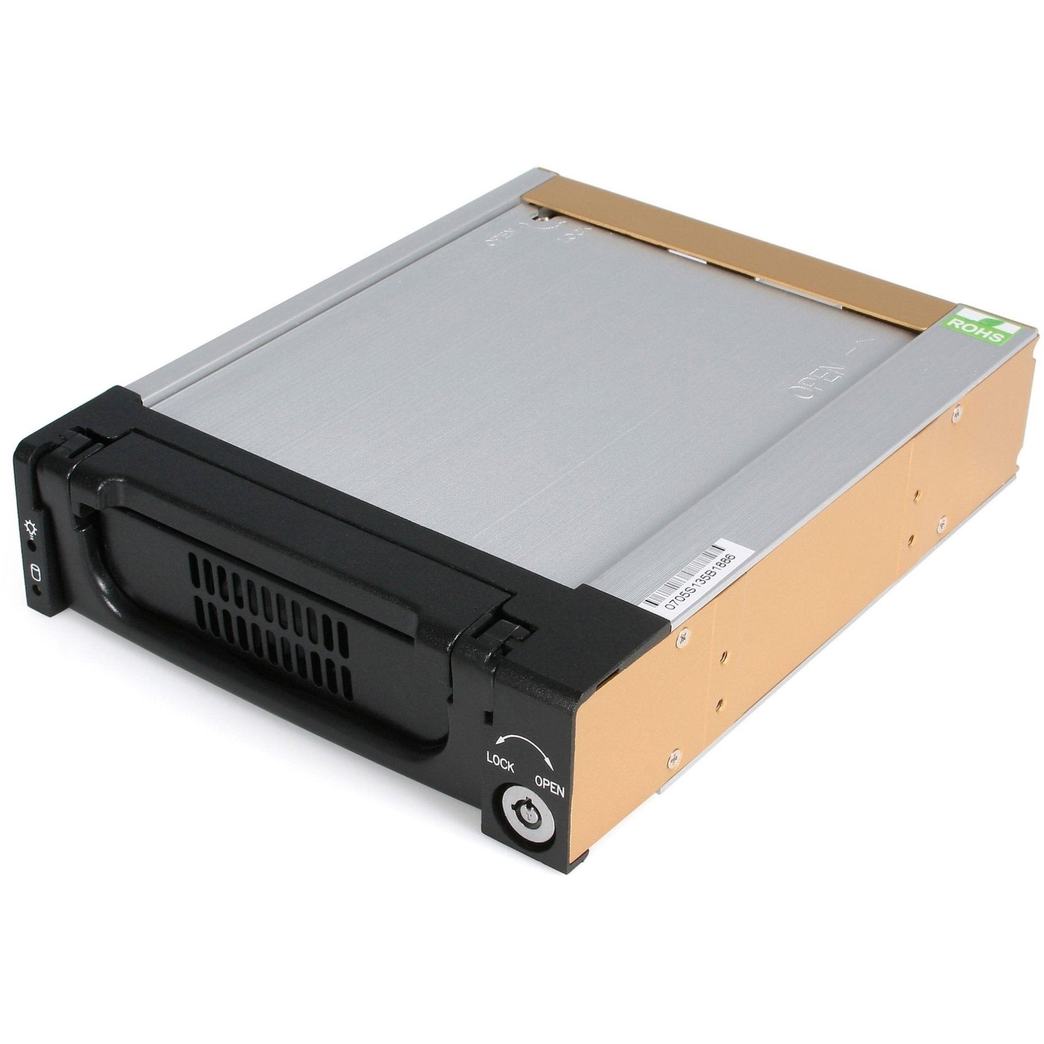 StarTech.com DRW150SATBK Drive Bay Adapter for 5.25' - Serial ATA/600 Host Interface Internal - Black - Soundz Store AUSTRALIA